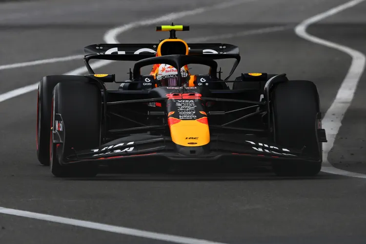 角田裕毅在亞塞拜然大獎賽以第六名完賽，交出個人F1生涯至今的最佳成績。Red Bull提供