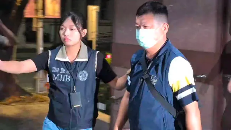 北投分局保防組長楊健良，今晨獲80萬元交保。讀者提供