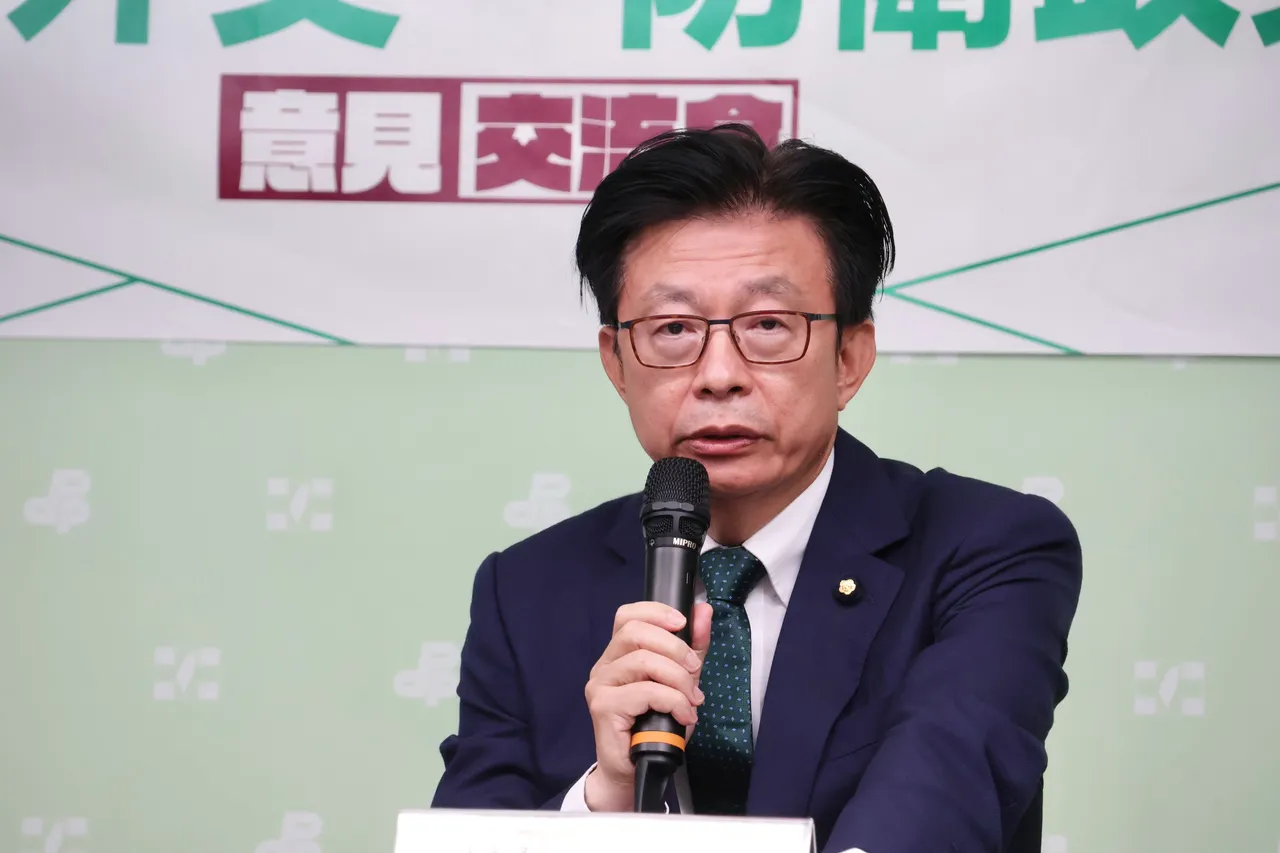 民進黨立委郭國文表示,日方主動提出要讓防災合作會更加具體化。記者莊宗達攝