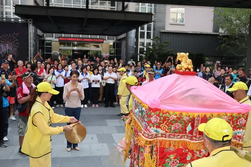 200年頭一遭!白沙屯媽祖首抵南投縣府 許淑華率隊為花蓮祈福