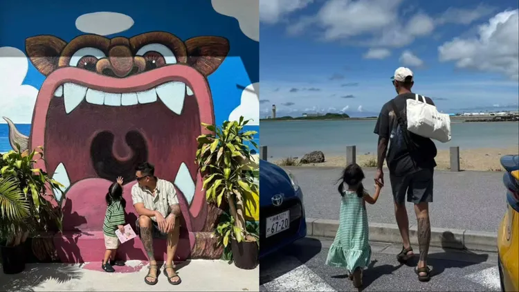 瘦子今在個人IG發出一系列與女兒的合照，感嘆女兒已經要開始上學了。品牌提供