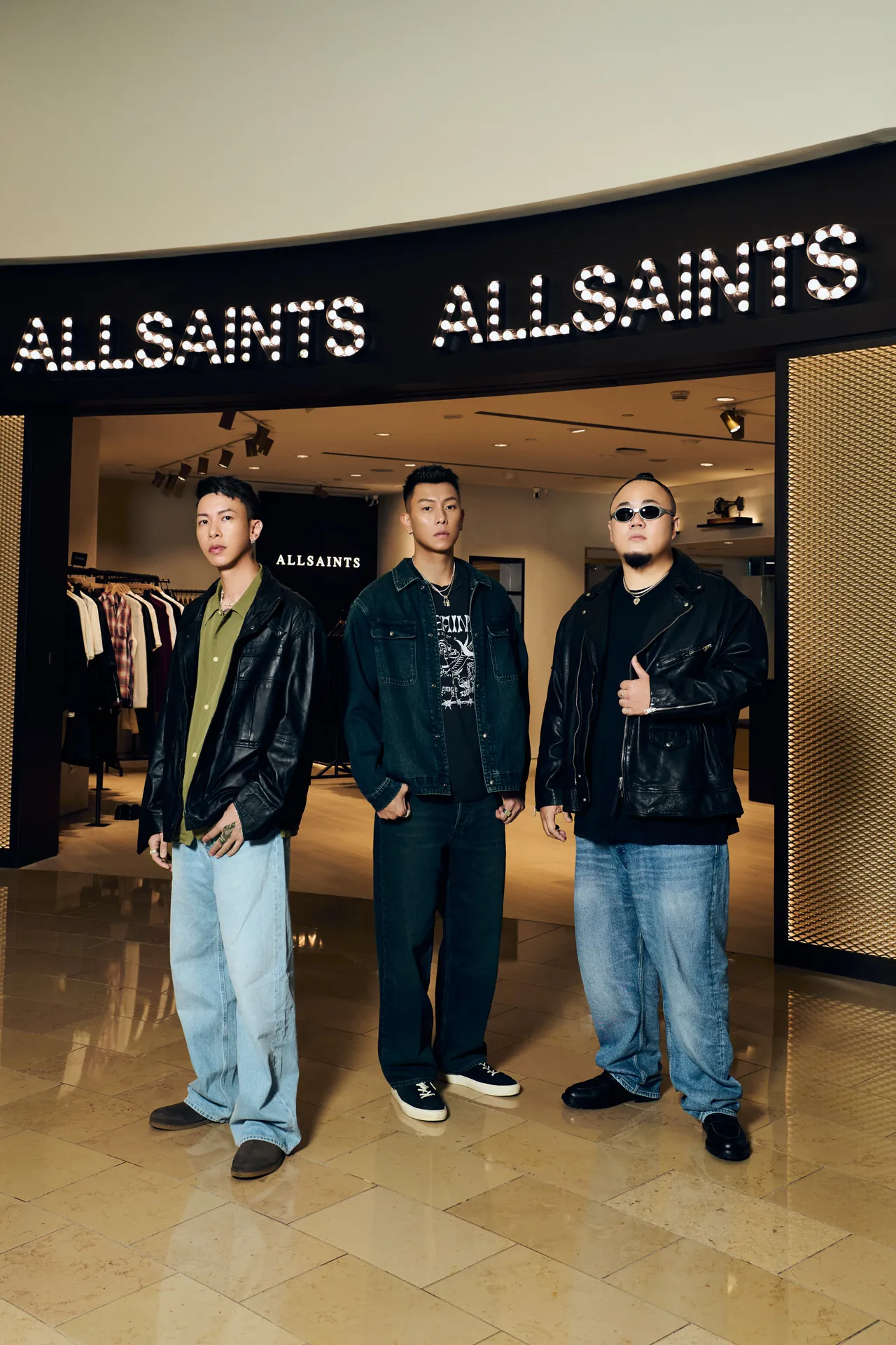 顽童MJ116出席ALLSAINTS新店开幕活动。品牌提供