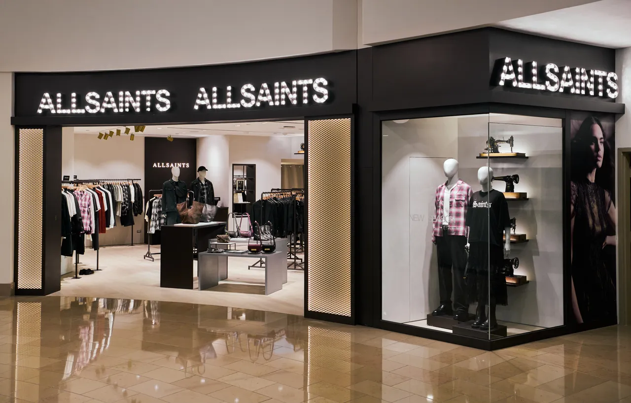 ALLSAINTS位于台北101的全新门市。品牌提供