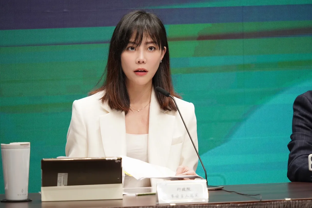 行政院发言人李慧芝。行政院提供
