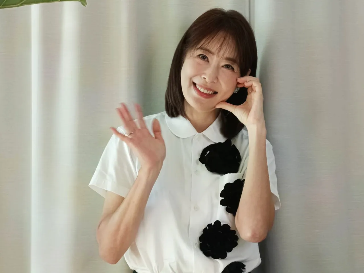 贾永婕亲今年揭国庆烟火有秘密武器。许丽珍摄
