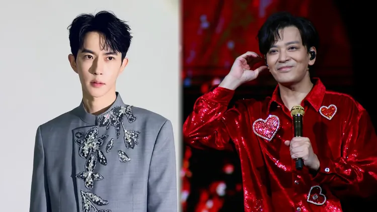 于朦朧（左）的死因被質疑不單純，連陳曉東都跳出來要求真相。翻攝于朦朧微博、陳曉東微博