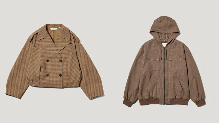 婁峻碩、焦凡凡今日穿著GU × rokh最新設計師聯名系列。品牌提供