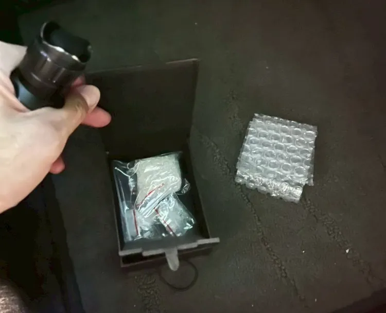 警方查獲毒品。八德警分局提供