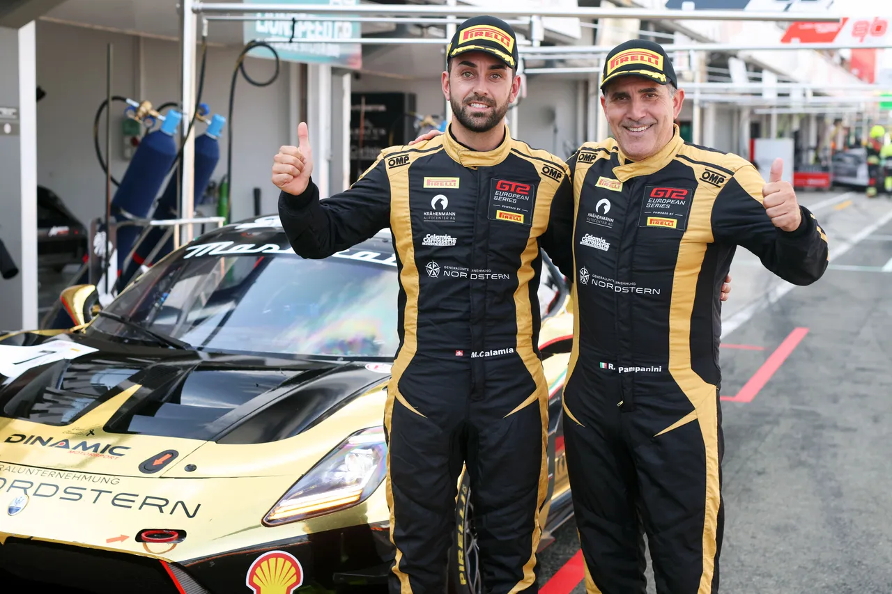 Dinamic Motorsport 编号7的Maserati GT2,由Mauro Calamia与Roberto Pampanini搭档,于同场比赛夺下Pro-Am组冠军。业者提供