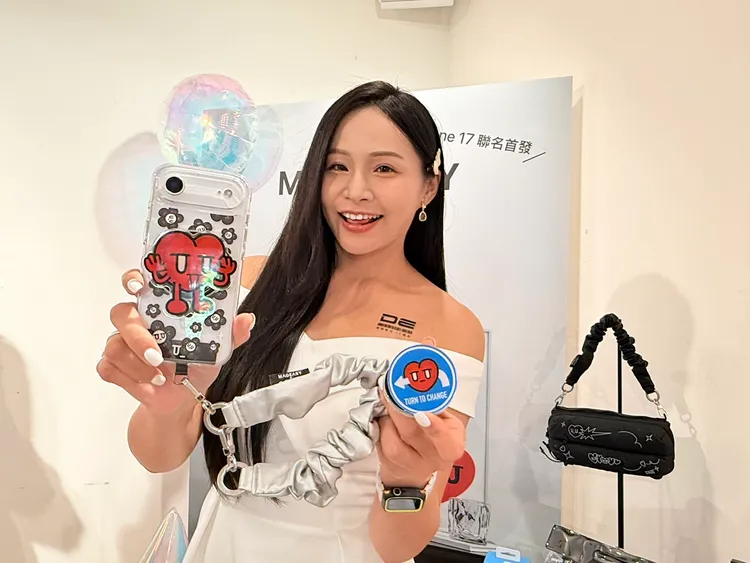 攜手MAGEASY與台灣插畫家「Kurt Wu」聯名保護殼磁吸手機支架盲盒。趙筱文攝