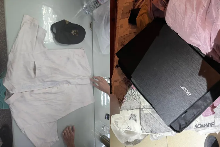 周男被逮否認犯行，但警方在住處搜出贓物，發現還牽扯其他案件。民眾提供