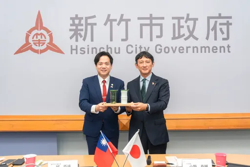 日本八代市长小野泰辅首次当选率团访新竹 邱臣远:深化两市情谊