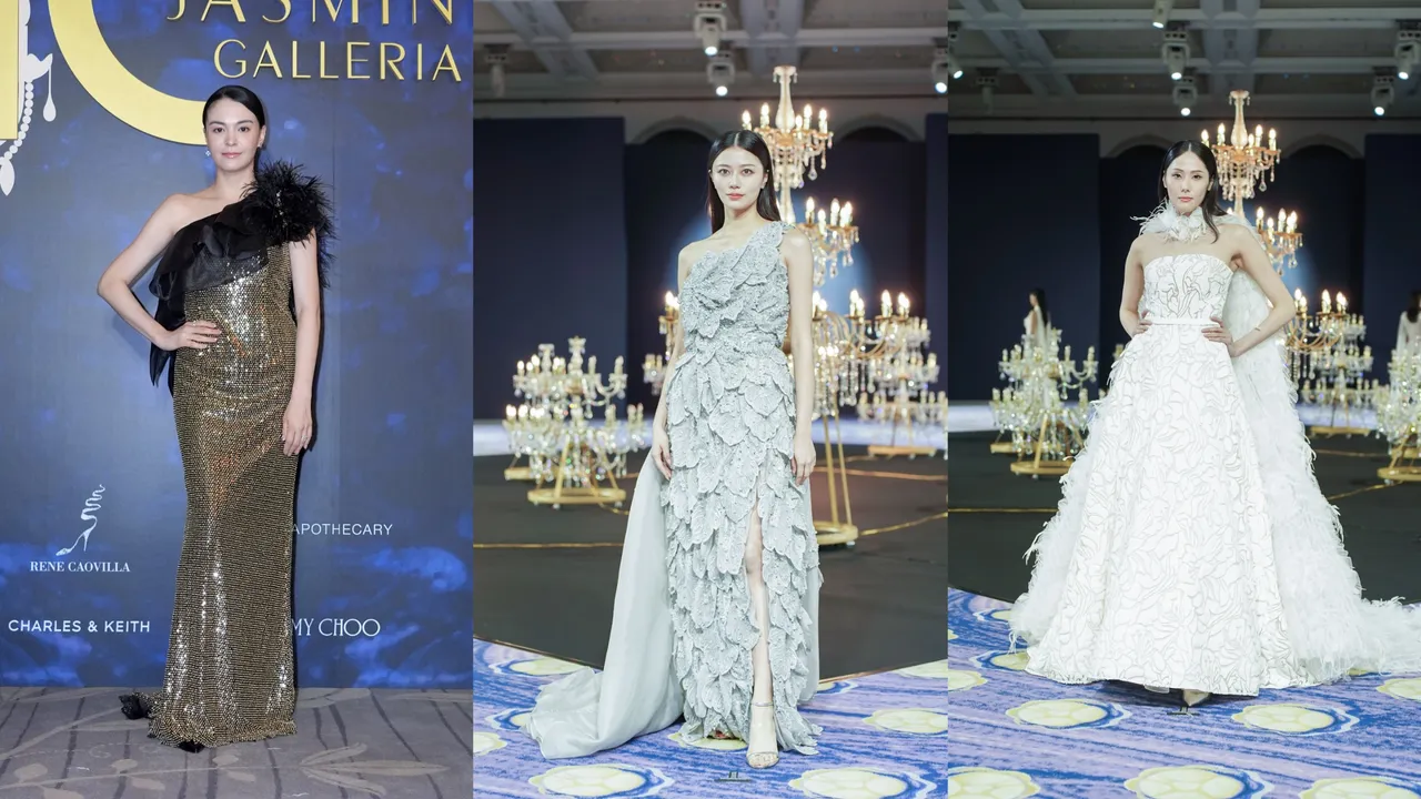 張榕容現身JASMINE GALLERIA 10周年大秀。品牌提供