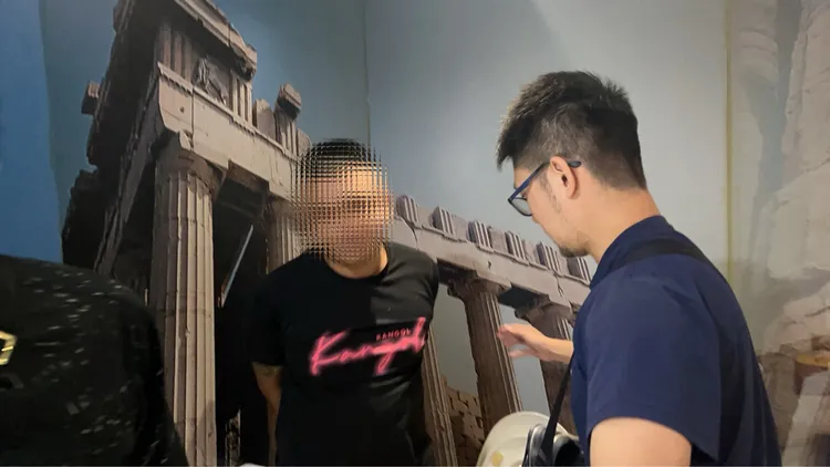 黃姓主嫌遭警方逮捕。警方提供