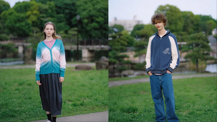 SPORT b. 2025秋冬「Sunset Knit」系列，著重於夕陽餘暉的色調變換。品牌提供