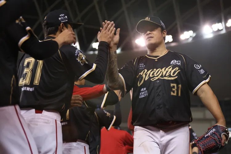 林智勝打完生涯最後一戰。  彭欣偉攝