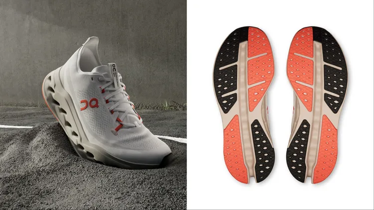 Cloudsurfer Max採用CloudTec Phase與Helion超級發泡材質中底，配上編織網布鞋面與低彩度外觀設計。品牌提供