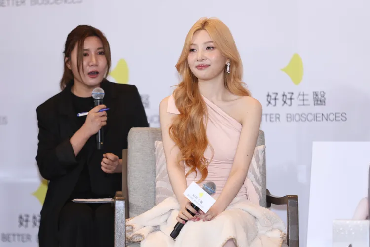 JOY皮膚白裡透紅。彭欣偉攝