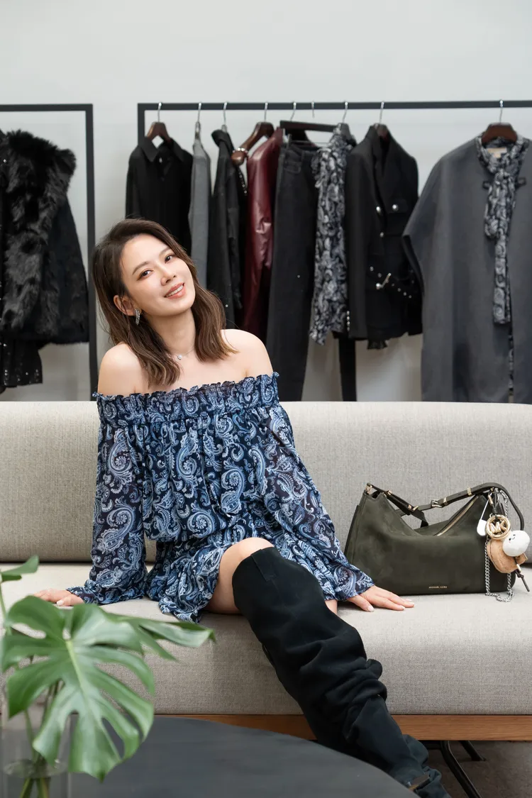 Melody今日擔任MICHAEL KORS台北101旗艦店開幕嘉賓。品牌提供