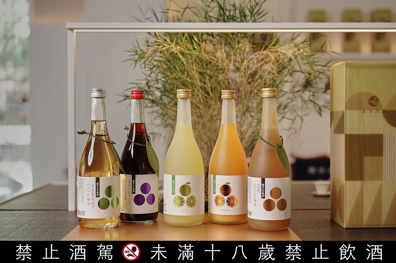 名古屋百年酒厂关谷醸造的系列果实酒。业者提供