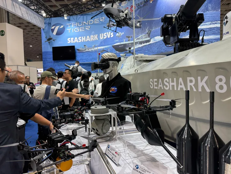 雷虎科技 Overkill FPV自殺無人機。呂承哲攝