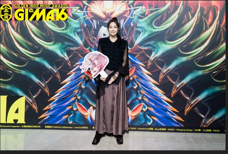 鄭宜農出席金音獎公佈入圍記者會。金音創作獎提供