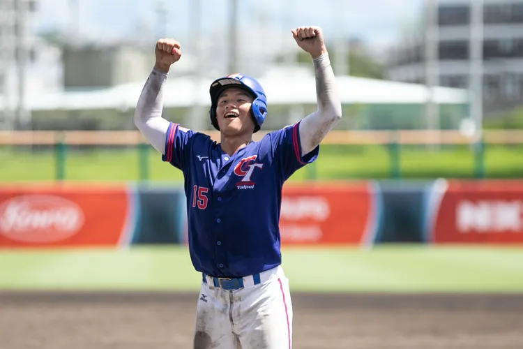 江庭毅敲出帶有勝利打點的關鍵安打。中華棒協