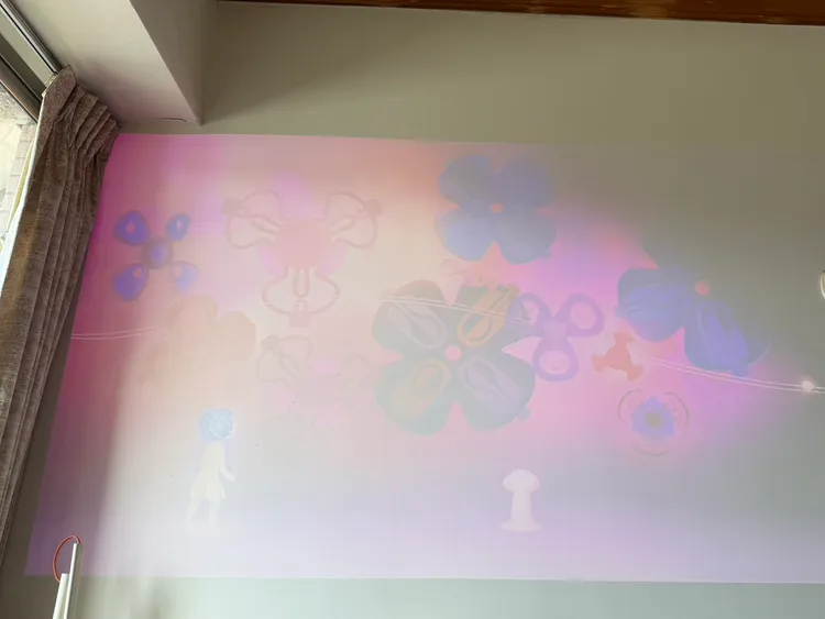 根據測試，以為白天全光亮不拉窗簾會什麼都看不見，但實際仍保有出色畫面。趙筱文攝