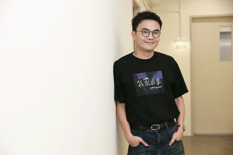 導演潘客印以自身故事為題材。彭欣偉攝