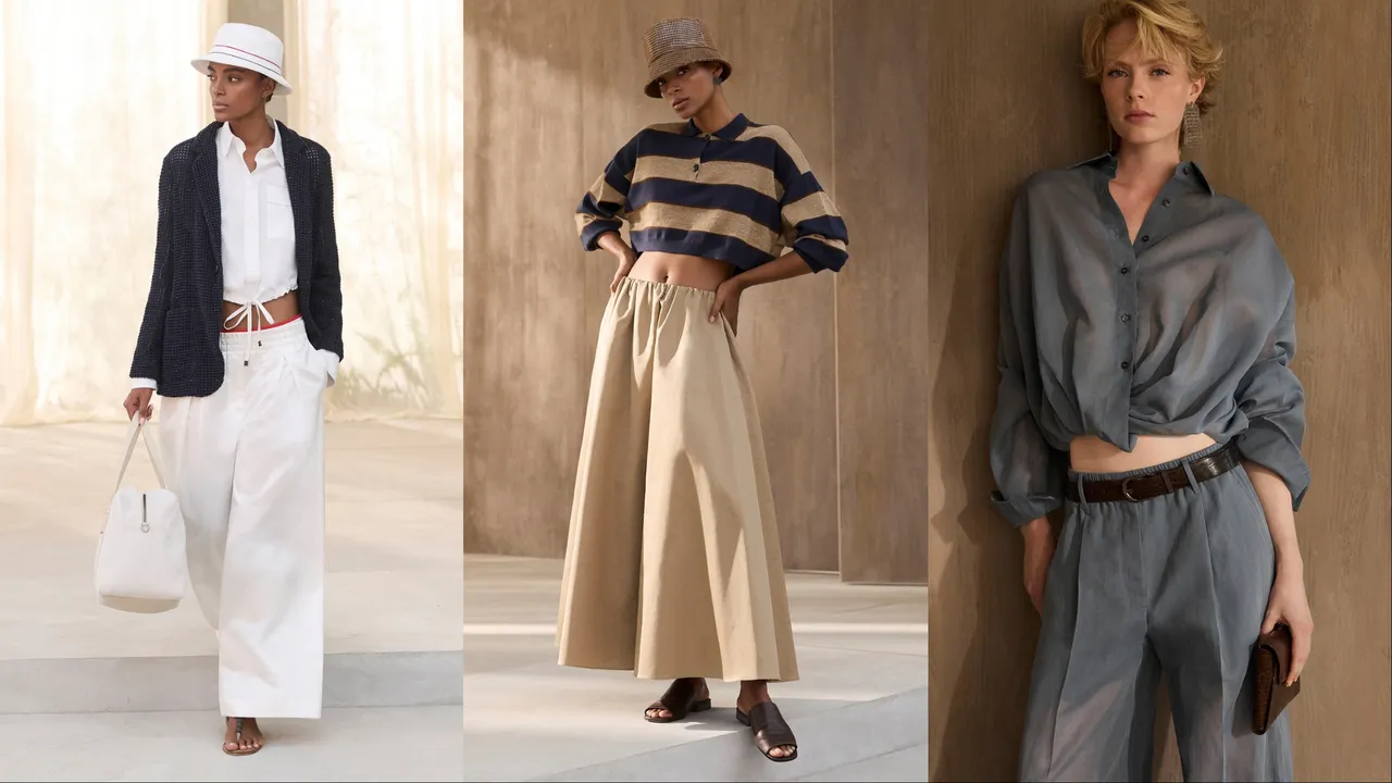 Brunello Cucinelli 2026年春夏系列。品牌提供