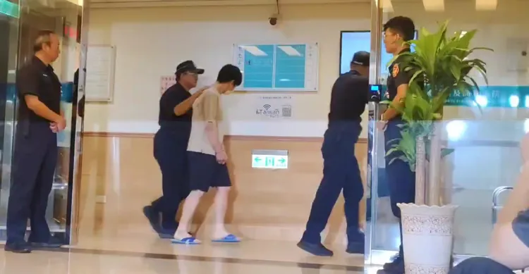 台積電工程師戈一平（黃衣者）。張欽攝