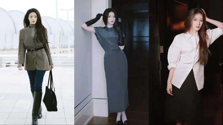 舒華首度參加紐約時裝周賞COS秋冬大秀，造型令人驚艷。翻攝IG