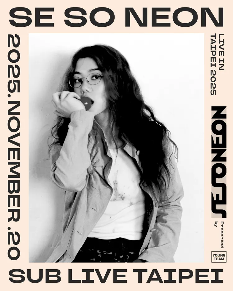 SE SO NEON時隔2年來台開唱。Young Team Productions提供