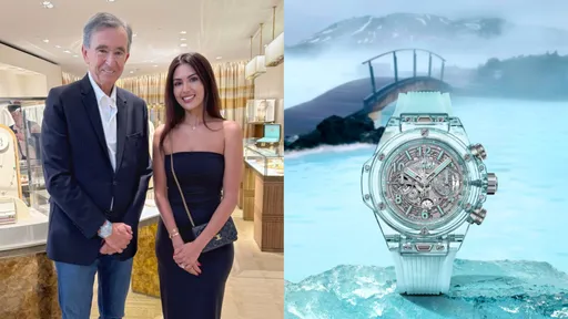 LVMH總裁跌下法國首富寶座 戴HUBLOT湖水藍新錶年輕一波
