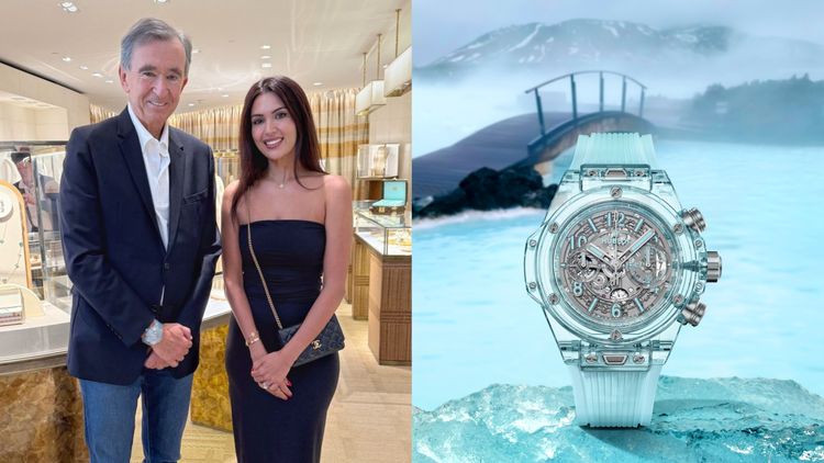 LVMH總裁跌下法國首富寶座　戴HUBLOT湖水藍新錶年輕一波