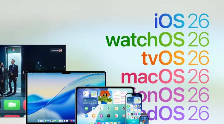 iOS 26、iPadOS 26、watchOS 26、macOS 26、tvOS 26、visionOS 26預計在秋季發表會後不久釋出正式版。趙筱文製