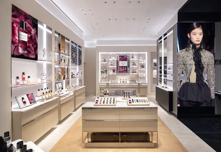 DIOR台北101美妝旗艦店迪奧香氛世家區。品牌提供