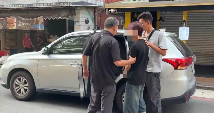 噴辣椒水的嫌犯。翻攝畫面