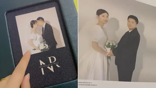 結婚4年才發現 婚紗照裡「竟是陌生人」