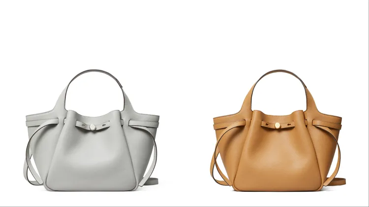 TORY BURCH ROMY小型托特包，各1萬9900元。品牌提供