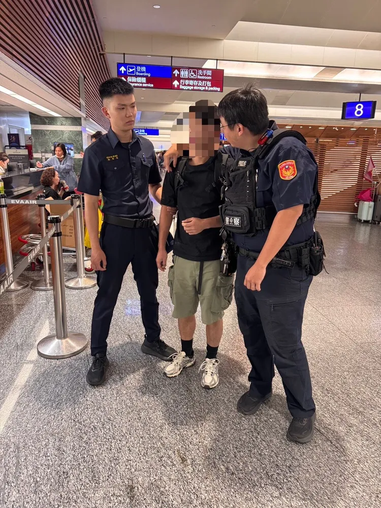 香港籍張姓車手落網。警方提供