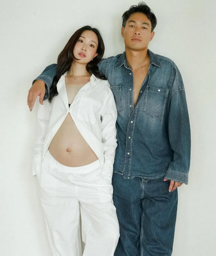 楊祐寧與Melinda夫妻恩愛。翻攝Melinda IG