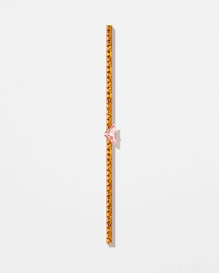 PRADA高級珠寶Couleur Vivante線型手鏈，價格店洽。品牌提供