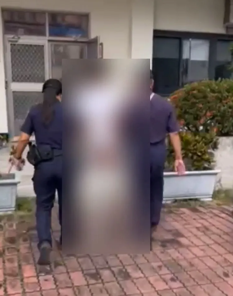 嫌犯已到案。翻攝畫面