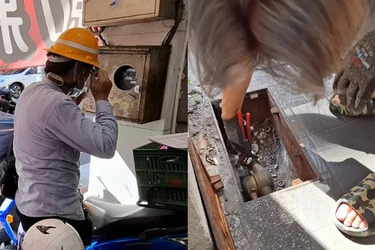 台北市府都發局、大同分局、台電及自來水公司等單位，對於違規營業的養生館聯手執行斷水斷電。翻攝畫面