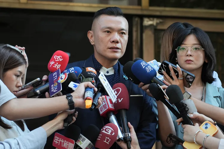 民眾黨台中市議員江和樹。彭欣偉攝