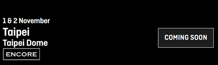 GD今宣布11月1、2日登上大巨蛋舉行安可演唱會。翻攝GD Übermensch官網
