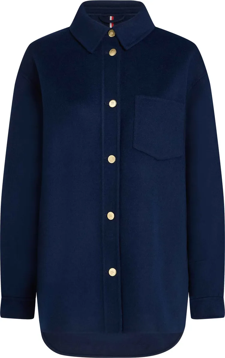 TOMMY HILFIGER羊毛混紡襯衫式外套，1萬3800元。品牌提供