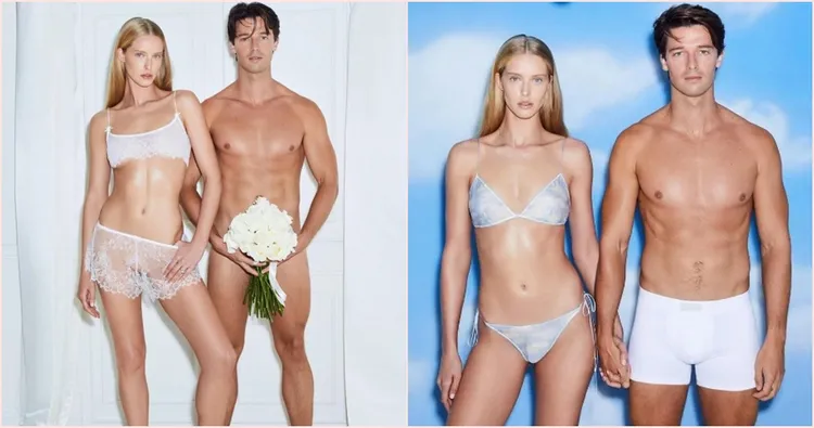 兩人過去合體拍攝也秀出好身材。翻攝自派翠克史瓦辛格IG、品牌提供