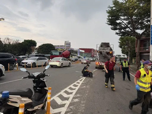 疑大型車內輪差及視野死角釀禍 腳踏車騎士遭轉彎水泥預拌車輾斃